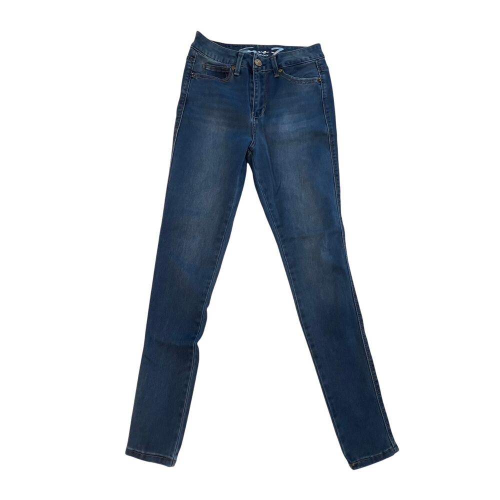 Seven7 Jeans Women's Size 8 Hi Rise Skinny Stretch Blue Medium‎ Wash